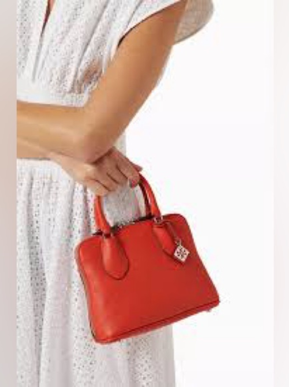 Tory Burch Mini Swing‎ Bag in Poppy Red